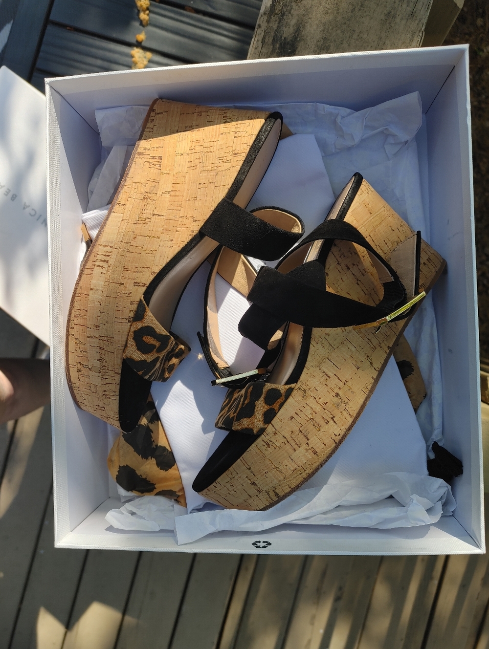 Veronica Beard HURLEY Suede & Leather Platform Sandal 10 - Picture 2 of 16